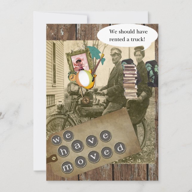 Invitation Passer une bicyclette (Devant)