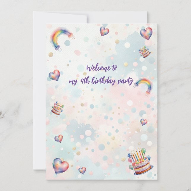 Invitation Pastel (Devant)