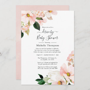 Invitation Pastel Floral Spring Drive Par Douche