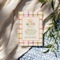Pastel Plaid "Trop de Fun" 2ème Anniversaire photo