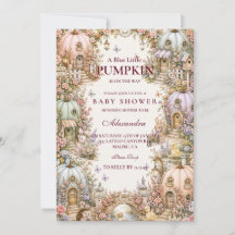 Pastel Pumpkin Village Baby Shower