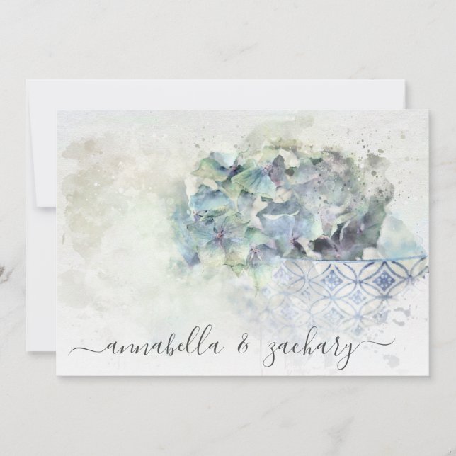 Invitation *~* Pastel QR AR26 Fleurs PHOTO MARIAGE RSVP  (Devant)
