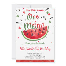 Invitation Pastèque