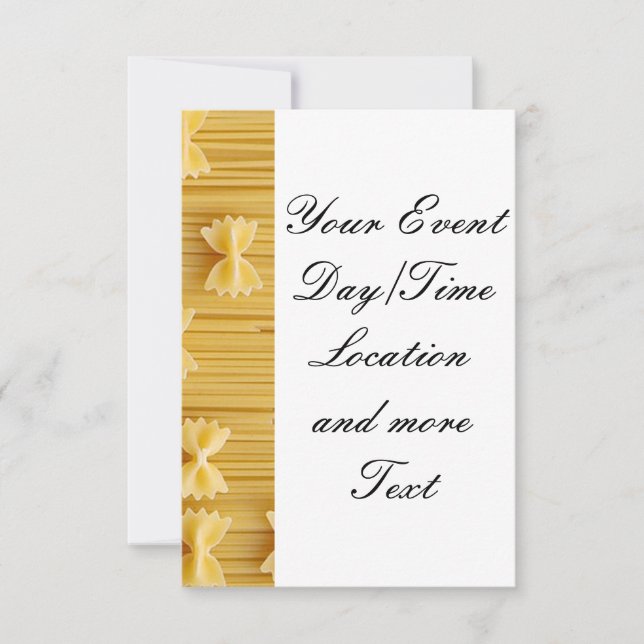 Invitation pâtes (Devant)