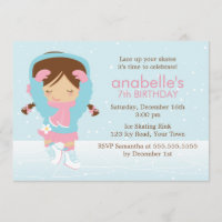 Patinage artistique mignonne Anniversaire