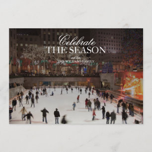 Invitation Patinage sur glace de vacances au Rockefeller Cent