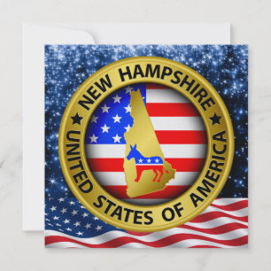 Invitation patriotique démocrate du New Hampshire