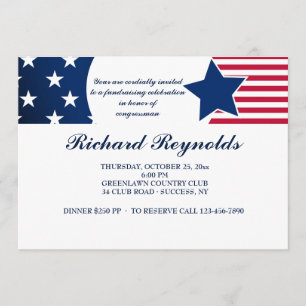 Invitation patriotique loyale américaine