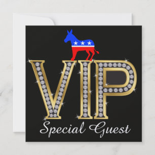 Invitation Patriotique Political Democrat - SRF