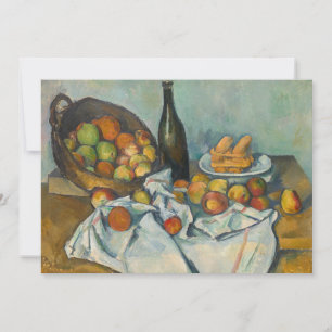 Invitation Paul Cezanne - Le Panier de Pommes