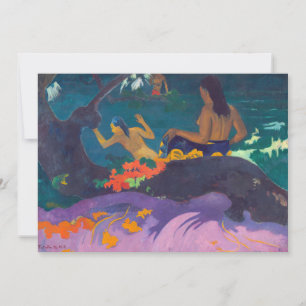 Invitation Paul Gauguin - Au bord de la mer / Fatata te Miti