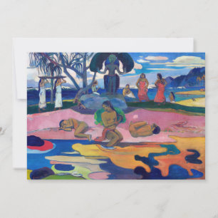 Invitation Paul Gauguin - Jour de la déesse / Mahana no atua