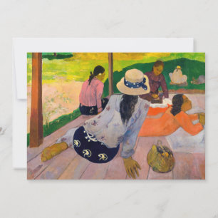 Invitation Paul Gauguin - La Sieste