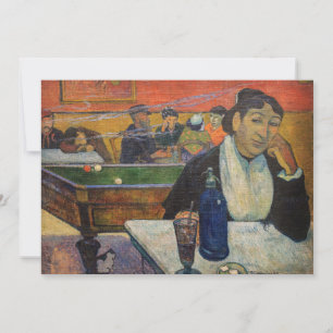Invitation Paul Gauguin - Le Café de nuit, Arles