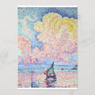 Invitation Paul Signac - Le Nuage rose, Antibes, 1916