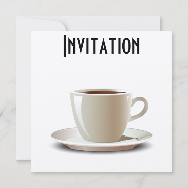 Invitation Pause café ! (Devant)