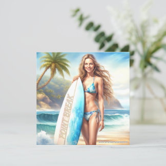 Invitation Pause du point d'action fille