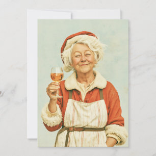 Invitation Pause vin de Noël de Mme Claus