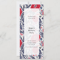 Pavots Rouge Blanc & Bleu Fête Générique