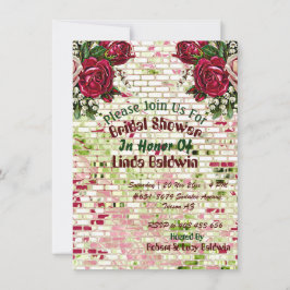 Invitation Pays de Bourgogne Rouge Russe Rose Fête des mariée