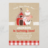 Pays de McDonald d'anniversaire d'invitations de