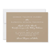 Paysage Beige Or Calligraphie Formelle Élégante