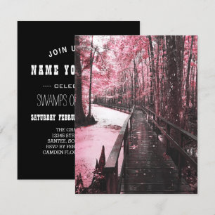 Invitation paysage de rêve du marais de Santee