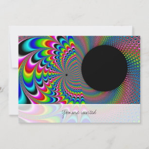 Invitation Peackock A Delic - Art Fractal