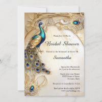 Peacock plumes iridiscent vintage Art nouveau