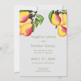 Invitation Pear Orchard - Mariage