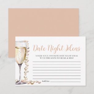 Invitation Pearl et Prosecco Date Nuit Idées Fête des mariées