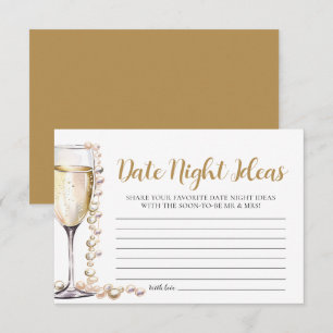 Invitation Pearl et Prosecco Date Nuit Idées Fête des mariées