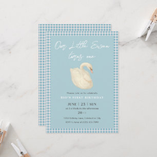 Invitation Pearl Swan Collection d'anniversaire
