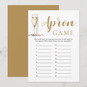 Invitation Pearles d'or et de la Fête des mariées de poursuit