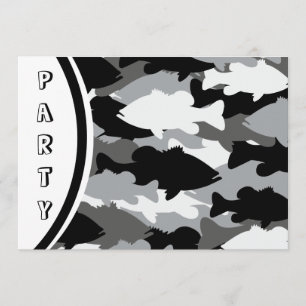 Invitation Pêche à la basse de Camion noir