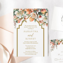 Pêche du Sud et Mariage Floral d'or