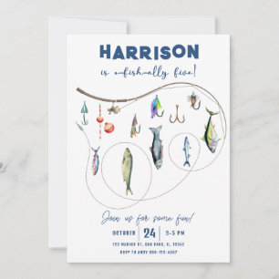 Invitation Pêcheur O-Fish-Ally Cinq Anniversaire