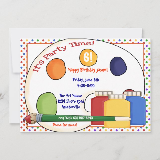 Invitation Peignez l'invitation d'approvisionnements (Devant)