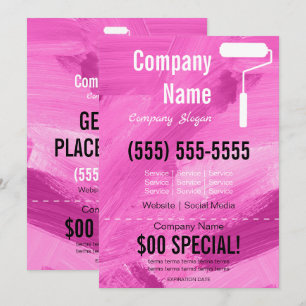 Invitation Peintre 5x7 Flyer