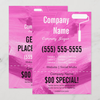 Invitation Peintre 5x7 Flyer