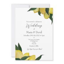 Invitation Peints aux Citrons à l'Huile