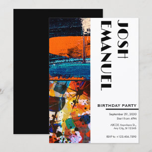 Invitation peinture Abstraite