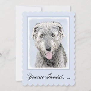Invitation Peinture de Wolfhound en Irlande - Beau art origin