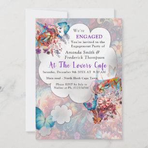 Invitation Peinture Imaginaire Fleurs exprimant la nature