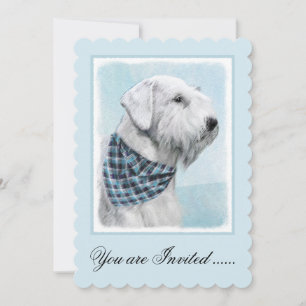 Invitation Peinture Sealyham Terrier - Cute Original Chien Ar