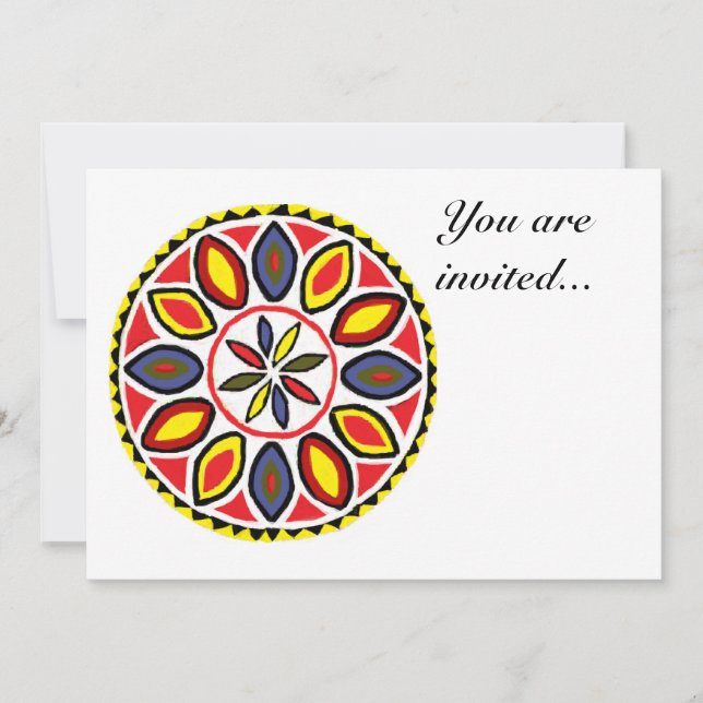 Invitation Pennsylvania-Dutch Daddy Good Luck Hex (Devant)