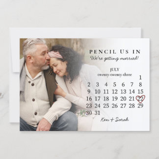 Invitation Pensez-nous dans Enregistrer la date Juillet 2023