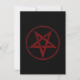 Invitation Pentagram Red Devil