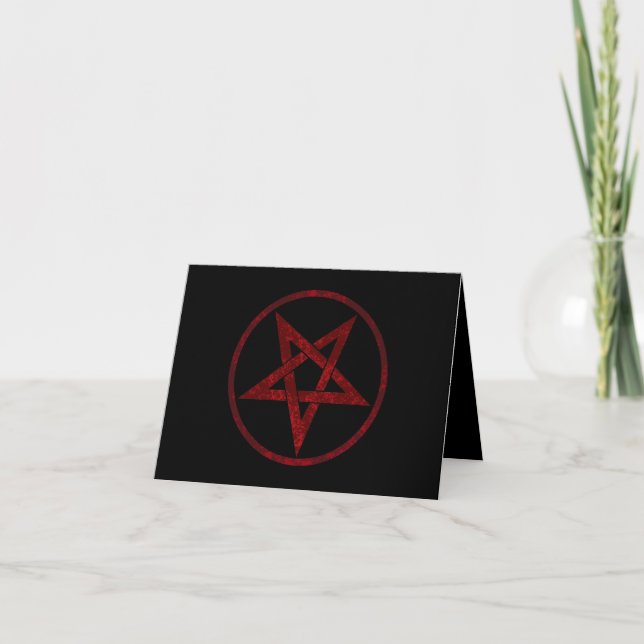 Invitation Pentagram Red Devil (Devant)