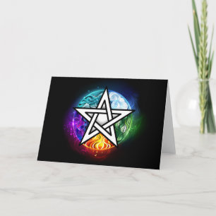 Invitation pentagramme wiccan